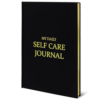 Gratitude Journal for Women & Men – Daily Mindfulness Journal with Positivity Tracker, Happiness Exercises, and Guided Reflective Writing – Self-Care Journal for Personal Growth (Black) - color: Black
