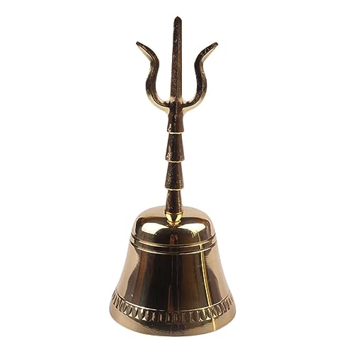 Copper Buddha Bell Handcrafted Decorative Meditation Bell for Yoga and Feng Shui Home Decor Smooth Edges Polished Finish for Rituals and Mindfulness Practices