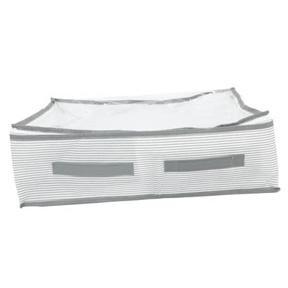 ABOOFAN Multi-Purpose Storage Bag with Handles Non-Woven Fabric Dustproof Organizer for Clothes and Blankets for Home and Travel Large Capacity