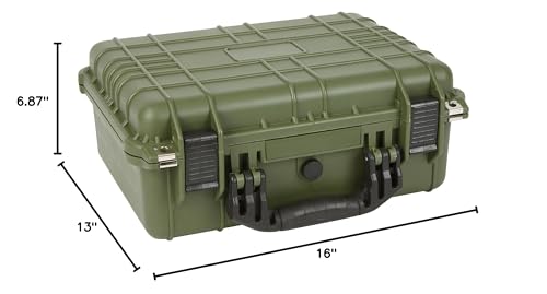 Strongway Plastic Waterproof Storage Case - color: Green