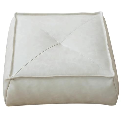 Meditation Cushion - Comfortable Floor Pillow - Meditation Pillow - Large Floor Cushion Seating for Adults - Premium Yoga(Size:45×45×15cm,Color:Ivory White) - color: Ivory White, size: 45×45×15cm
