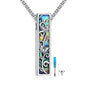 Cremation Urn Necklaces for Ashes Sterling Silver 3D Vertical Bar Memorial Pendant for Loved Ones Keepsake Cremation Jewelry Gifts for Women Men - style: Butterfly