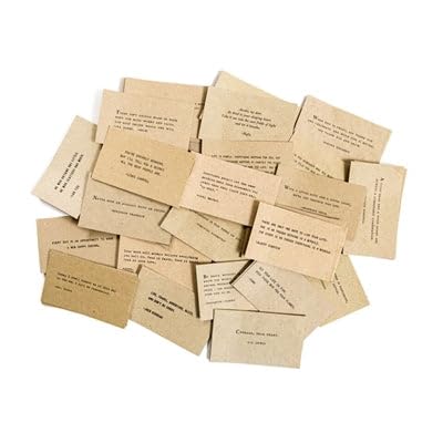 Sugarboo Top 50 365 Gathered Thoughts Paper Card Pack - Handcrafted Affirmation Cards for Daily Inspiration, Motivation, and Positivity - style: Top 50 Gathered Thoughts Paper