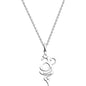 Unalome Flower Necklace Spiritual Symbol Pendant Necklace Meditation Jewelry - style: Om Breathe necklace