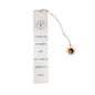Encouragement Gift for Women Confidence Booster Bookmark with Tiger Eye Crystal Inspirational Mindful Gift for Readers, Writers, Students, Yogis - color: Power
