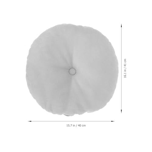 Holibanna Japanese Style Zafu Floor Cushion Small Light Gray Tatami Seat Pad Comfortable Meditation Pillow for Living Room Bedroom Window Seating