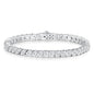 Moissanite Tennis Bracelets for Women Wave Marquise Cut D Color VVS1 Moissanite White Gold Plated Sterling Silver Tennis Bracelet Hypoallergenic Bezel Setting 6.5/7 In Ideal Gift for Her - style: 7Inch