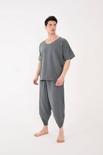 100% Cotton Lightweight Fabric Sile Cloth Modern Shalwar Yoga Meditation
