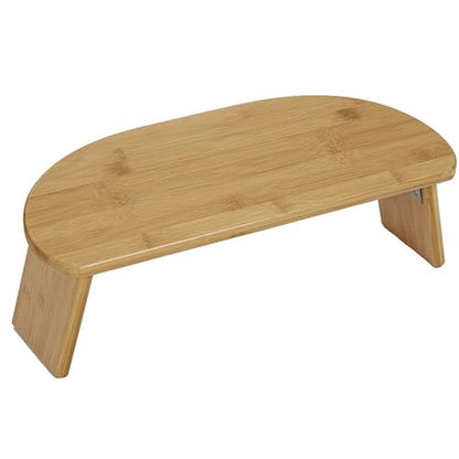 Folding Meditation Bench, Foldable Bamboo Yoga Kneeling Stool, Ergonomic Meditation Chair for Sitting on Floor