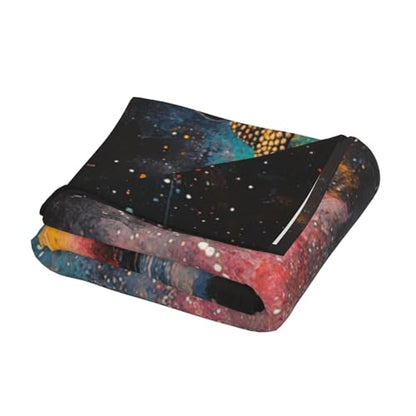 Meditating Monk Portrait Blanket,Double-Sided Fleece With Zen Artwork,Hypoallergenic & Lightweight,Perfect For Yoga Practitioners,Spiritual Gift,Suitable For Beds,Sofas And Offices 50X60 Inch