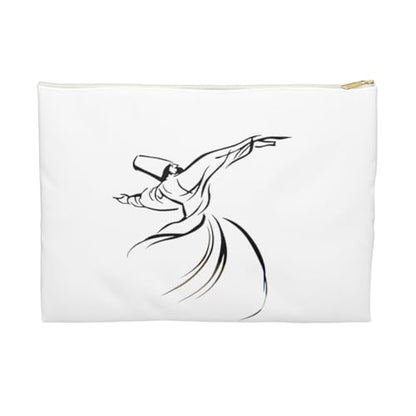 3dRose Sufi Meditation - dervish, mevlevi, prayer, semasen, semazen, spiritual, sufis Accessory Pouch Small - size: Small