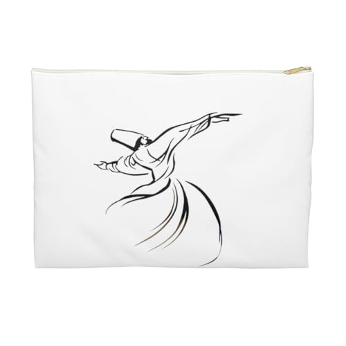 3dRose Sufi Meditation - dervish, mevlevi, prayer, semasen, semazen, spiritual, sufis Accessory Pouch Small - size: Small
