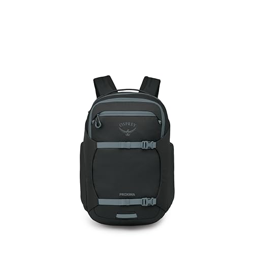 Osprey Proxima 30L Campus Laptop Backpack - Everyday Bag with Tech Storage, Bottle Pockets & Comfortable Carry, Black-Shale Grey - color: Black-shale Grey