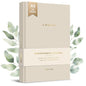BIROYAL 5 Minute Gratitude Journal 2026 - Undated Daily Gratitude Journal for Women - 20 Weeks 5 Minute Guide Journals - Daily Journals with Prompts for Happiness, Mindfulness & Reflection - Self Care Gift - color: Khaki