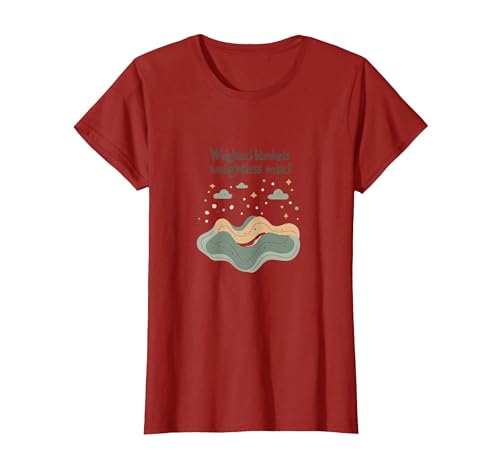 Weighted Blankets Weightless Mind Anxiety Relief T-Shirt - color: Cranberry Red, size: X-Large