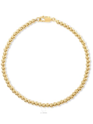 Gold or Rhodium Plated Sterling Silver 925 – Chain Bracelet for Women – Heart, Knot, Clover, Infinity, Mariner, Cable, Daisy, Twisted Rope