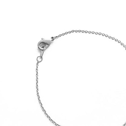Honeycat Thin Chain Plain Bracelet in Gold, Rose Gold, or Silver | Minimalist, Delicate Jewelry - color: Silver