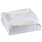 OakRidge Satin Fleece Blanket, Full/Queen, Twin or King Size – 100% Polyester Lightweight Fabric and Cozy Satin Binding Edges in Tightly Folding Travel Blanket, White - color: Off White, size: Full Queen