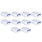 Really Useful Box Stackable 8.1L Plastic Storage Container Bin with Snap Lid & Built-in Clip Lock Handles for Home & Office Organization (10 Pack) - size: 10 Pack