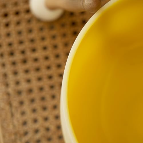 Hye-eun 10 inch E Note 432hz Solar Plexus Chakra Yellow Color Frosted Quartz Crystal Singing Bowl without Carrier Case for Yoga Healing Sound Energy Vibration - color: 10"E 432hz Yellow without bag