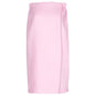 Women's Waffle Weave Spa Wrap - Lightweight, Breathable, One-Size-Fits-Most (29" Long) - color: Light Pink