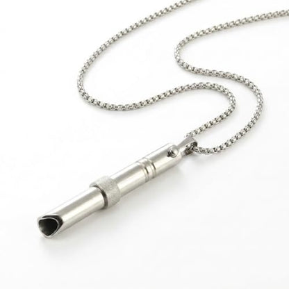 Breathing Easy Necklace, Mindfulness Breathing Stainless Steel Pendant for Stress Relief, Anxiety Management & Smoking Cessation Aid, Intricate Engraving for Men Women - color: Rotating Fidget Ring-Sliver