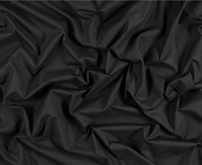 AK TRADING CO. Muslin Fabric/Textile - Draping Fabric - Black 5 Yards Medium Weight - 100% Cotton (60in. Wide) - color: Black, size: 5 Yards
