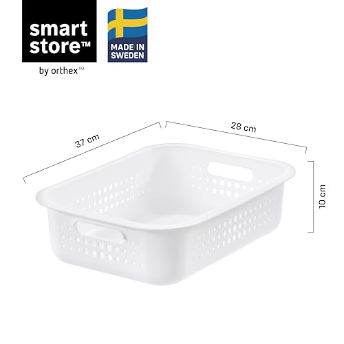 SmartStore - Basket Recycled Storage Box 10-6 Litres - Taupe Colour