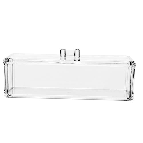 Transparent Storage Box for Jewelry Candy Makeup Versatile Home Organizer Sturdy Design for Desk and Table Use Keeps Items Neat and Tidy