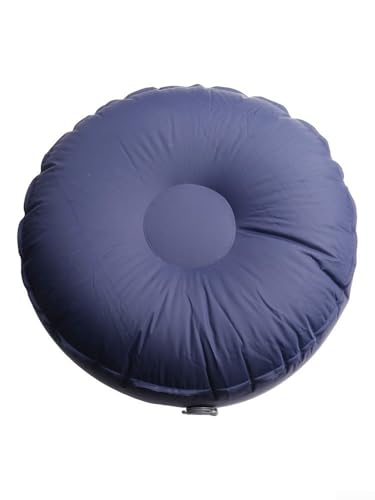 Inflatable Yoga Cushion, Portable Meditation Seat, 40D Nylon, Wear-Resisting, Quick Inflate Valve, 16x16x6 Inch, for Yoga, Fitness, Travel, Camping, (Olive green) - color: Olive green