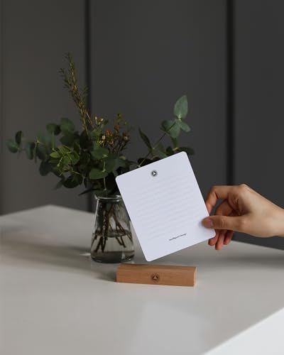 Intelligent Change Productivity Planner Cards with Display Stand, Compact Desk-Friendly Daily Prioritization Cards, Inspirational Quotes, Dual-Purpose Design for Daily Organization and Notes