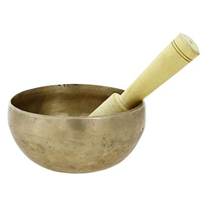 Christmas Gifts Handmade Singing Bowl Buddhist Bell for Meditation and Healing Diameter 5.5 Inches