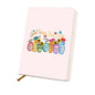 Positive Affirmation Lined Journal Notebook for Women Men, 200 Pages A5 Hardcover Leather Journals for Writing Note Taking, Floral College Ruled Notebook Diary Notepad, Inspirational Gifts - color: Multi 1292