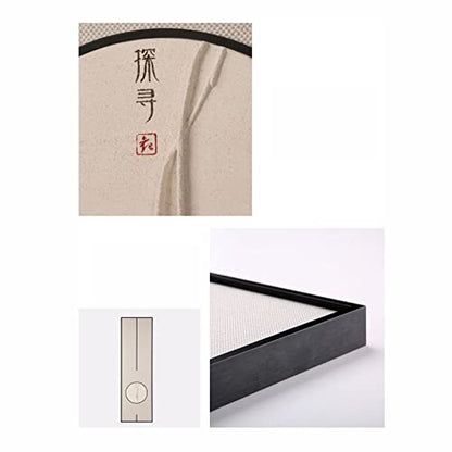 YXIANG56Q Decorative Painting Zen Relief Hanging Painting, Chinese Simplicity, Decorative Painting on the Background Wall of the Porch Living Room Sofa Wall Art