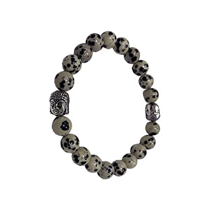 VIE Buddha Bracelet - style: Dalmatian