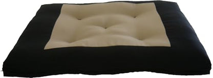 D&D Futon Furniture Central Tan Zabuton, Yoga, Meditation Seat Cushions, Kneeling, Sitting, Supporting Exercise Pratice Zabutons