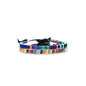 Made by Nami 2 Pcs Boho Surfer Bracelets for Women and Men Waterproof and Adjustable Braided Bracelets Set of 2 for Ethnic Hippie Style - color: Turquoise & Yellow