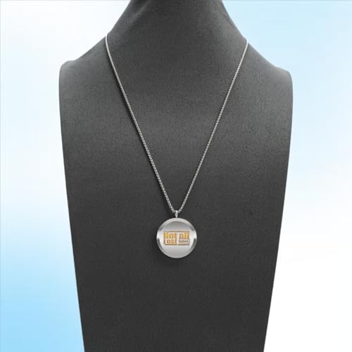 Aromatherapy Diffuser Necklace-Alphabet Essential Oil Necklace,Aromatherapy Diffuser Pendant for Men and Women,Portable,Suitable for Yoga,Meditation,Travel,Stress Relief Gift(Silver 30mm) - color: Alphabet Silver