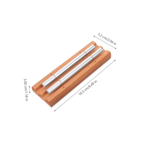 2sets Wooden Sound Therapy Tools Meditation Chime Blocks for Mindfulness Music Instruments Kit
