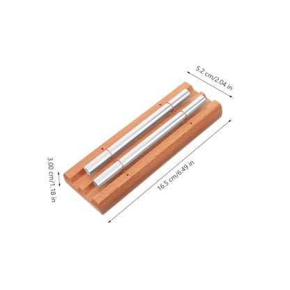 2sets Wooden Sound Therapy Tools Meditation Chime Blocks for Mindfulness Music Instruments Kit