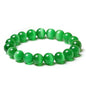 Fuqimanman2020 Healing Natural Stone Stretch Bracelet Strand Chakra Crystal Beaded Energy Reiki Spirituality for Women Conservancy Meditation Protection Jewelry - color: Green
