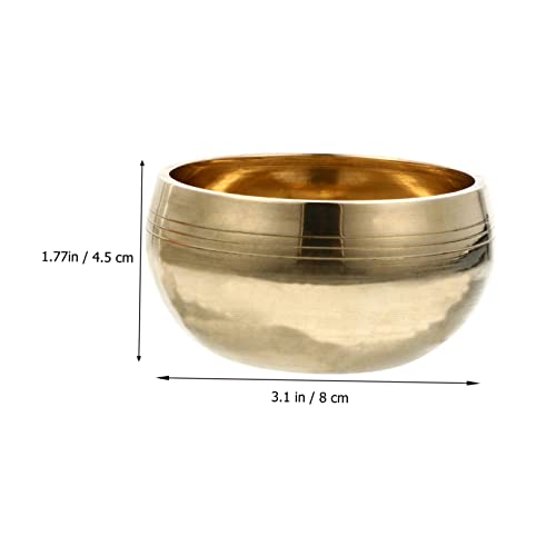 1set Meditation Singing Bowl with Cushion Striker Handmade Nepalese Sound Bowl for Healing Practices for Mindfulness Relaxation