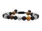 Amazing Gemstone Mood Bracelets for Kids Women Men Manifestation - Labradorite Mariyam Jasper Black Tourmaline Bracelet Set for Men Women Healing Calming Anxiety Stress Relief Gifts (Adjustable) - color: Mood Lifting