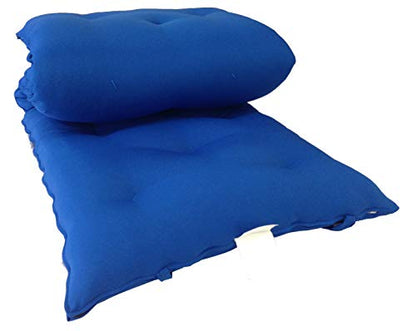 D&D Futon Furniture Traditional Japanese Floor Futon Mattresses, Foldable Cushion Mats, Yoga, Meditaion Single Size 3" Thick X 27" Wide X 80" Long (Royal) - color: Royal