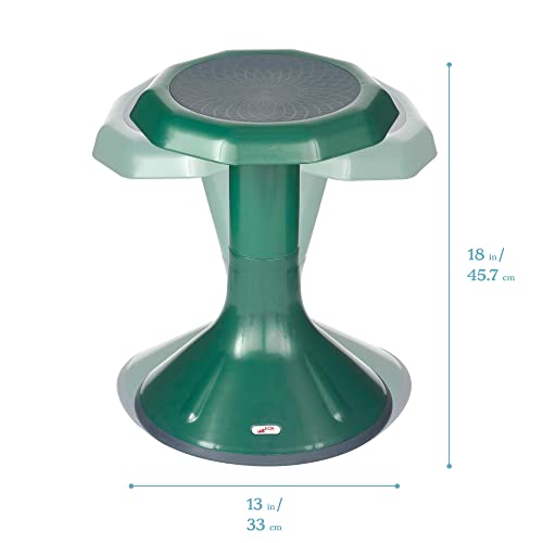 ECR4Kids ACE Active Core Engagement Wobble Stool, 18-Inch Seat Height, Flexible Seating, Green - color: Green