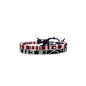 Made by Nami 2 Pcs Boho Surfer Bracelets for Women and Men Waterproof and Adjustable Braided Bracelets Set of 2 for Ethnic Hippie Style - color: Black & Ruby Red