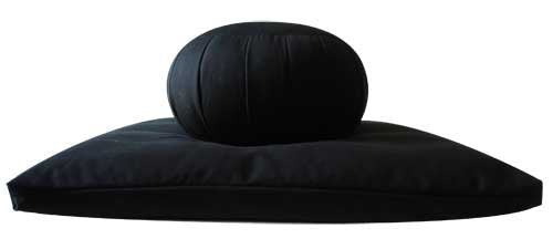 Buckwheat Zafu and Large Zabuton Meditation Cushion Set (2pc)
