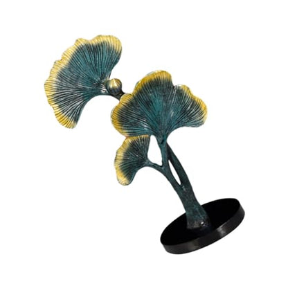 BESPORTBLE Ginkgo Leaf Resin Desktop Ornament Decor for Living Room Office Meditation -catching Table Accent Finish