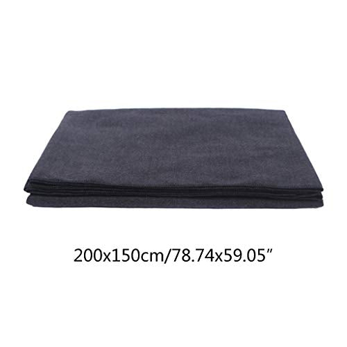 Non-Slip Warm Meditation Towel with Synthetic Wool Mat – Red