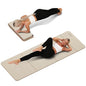 Foldable Yoga Mat Extra Thick 0.32 Inches（8mm） - SGS Certified POE Material Exercise Mat, Non-Slip Design Fitness Mats, Multi-Purpose Workout Mats for Studio or Home Use - color: Beige